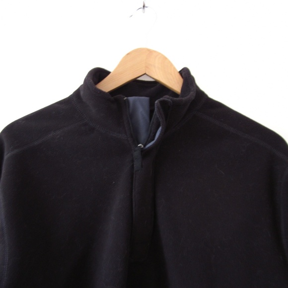 GAP - Black Quarter Zip Polar Fleece Pullover - Picture 7 of 8